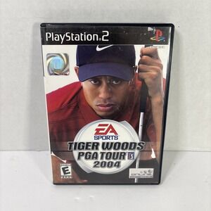 Tiger Woods PGA Tour 2004 PlayStation 2 PS2 Complete CIB Tested